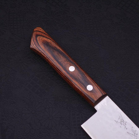Nakiri VG-1 Tsuchime Westlicher Griff Mahagoni 165mm-[Musashi]-[Japan-Küchenmesser]