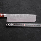 Nakiri VG-1 Tsuchime Westlicher Mahagoni Griff 165mm-[Musashi]-[Japan-Küchenmesser]