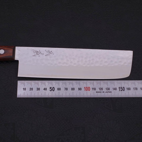 Nakiri VG-1 Tsuchime Westlicher Griff Mahagoni 165mm-[Musashi]-[Japan-Küchenmesser]