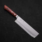 Nakiri VG-1 Tsuchime Westlicher Mahagoni Griff 165mm-[Musashi]-[Japan-Küchenmesser]