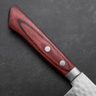 Nakiri VG-1 Tsuchime Westlicher Mahagoni Griff in Rot 165mm-[Musashi]-[Japan-Küchenmesser]