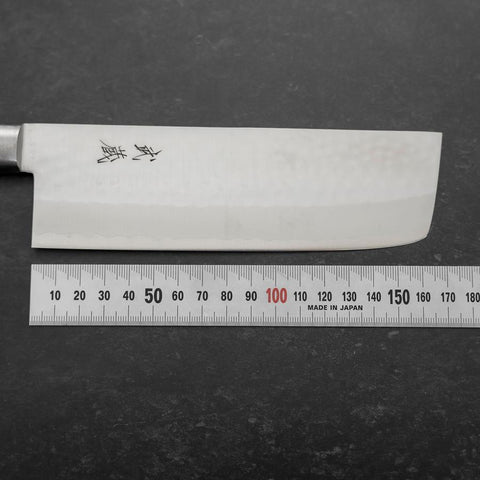 Nakiri VG-1 Tsuchime Westlicher Mahagoni Griff in Rot 165mm-[Musashi]-[Japan-Küchenmesser]