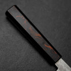 Nakiri VG-10 Damascus Yamanaka Black Urushi Handle 170mm (6.7”)-[Musashi]-[Japan-Küchenmesser]