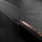 Nakiri VG-10 Damast Brauner Birkenholz Griff 165mm-[Musashi]-[Japan-Küchenmesser]