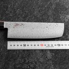 Nakiri VG-10 Damast Brauner Birkenholz Griff 165mm-[Musashi]-[Japan-Küchenmesser]