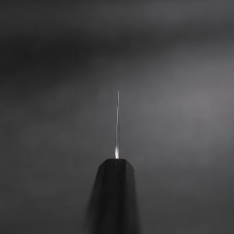 Nakiri VG-10 Damast Dunkelblauer Urushi Griff 165mm-[Musashi]-[Japan-Küchenmesser]