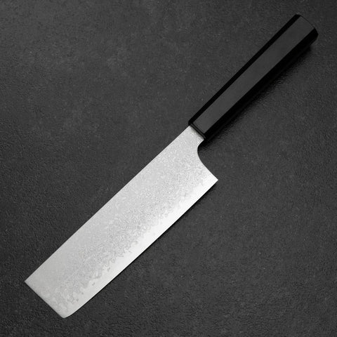 Nakiri VG-10 Damast Ebenholz Griff 165mm-[Musashi]-[Japan-Küchenmesser]