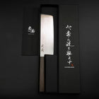 Nakiri VG-10 Damast Eschenholz Griff 170mm-[Musashi]-[Japan-Küchenmesser]