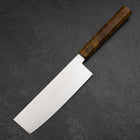 Nakiri VG-10 Damast Gelb-Brauner Birkenholz Griff 170mm-[Musashi]-[Japan-Küchenmesser]