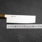 Nakiri VG-10 Damast Gelb-Brauner Birkenholz Griff 170mm-[Musashi]-[Japan-Küchenmesser]