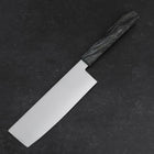 Nakiri VG-10 Damast Grauer Birkenholz Griff 170mm-[Musashi]-[Japan-Küchenmesser]
