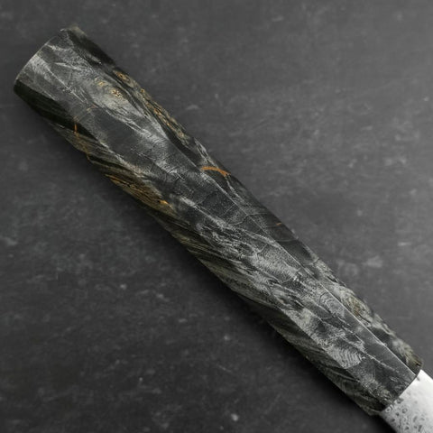 Nakiri VG-10 Damast Grauer Birkenholz Griff 170mm-[Musashi]-[Japan-Küchenmesser]
