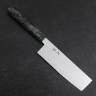 Nakiri VG-10 Damast Grauer Birkenholz Griff 170mm-[Musashi]-[Japan-Küchenmesser]