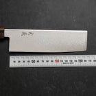 Nakiri VG-10 Damast Hellrosa Büffelhorn und Ahornholz Griff 170mm-[Musashi]-[Japan-Küchenmesser]