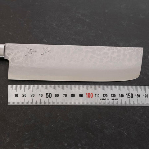 Nakiri VG-10 Damast Lila Westlicher Griff 165mm-[Musashi]-[Japan-Küchenmesser]