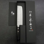 Nakiri VG-10 Damast Lila Westlicher Griff 165mm-[Musashi]-[Japan-Küchenmesser]