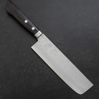 Nakiri VG-10 Damast Lila Westlicher Griff 165mm-[Musashi]-[Japan-Küchenmesser]