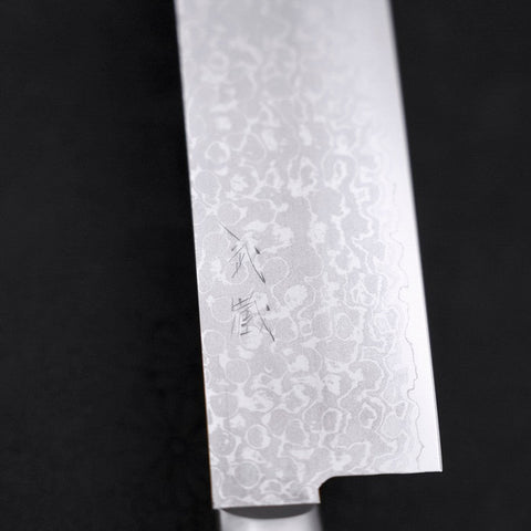 Nakiri VG-10, Damast Mahagoni Griff, 165mm-[Musashi]-[Japan-Küchenmesser]