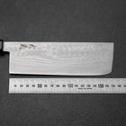 Nakiri VG-10 Damast Roter Urushi Griff 170mm-[Musashi]-[Japan-Küchenmesser]