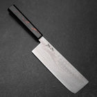 Nakiri VG-10 Damast Roter Urushi Griff 170mm-[Musashi]-[Japan-Küchenmesser]