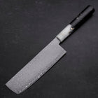 Nakiri VG-10 Damast Weiß-Schwarzer Ozeanplastik Griff mit Blattgold 165mm-[Musashi]-[Japan-Küchenmesser]