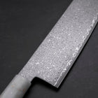 Nakiri VG-10 Damast Weiß-Schwarzer Ozeanplastik Griff mit Blattgold 165mm-[Musashi]-[Japan-Küchenmesser]