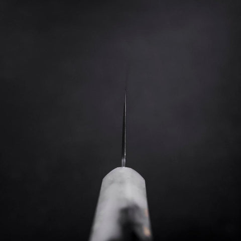 Nakiri VG-10 Damast Weiß-Schwarzer Ozeanplastik Griff mit Blattgold 165mm-[Musashi]-[Japan-Küchenmesser]