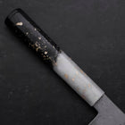 Nakiri VG-10 Damast Weiß-Schwarzer Ozeanplastik Griff mit Blattgold 165mm-[Musashi]-[Japan-Küchenmesser]
