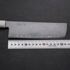 Nakiri VG-10 Damast Weiß-Schwarzer Ozeanplastik Griff mit Blattgold 165mm-[Musashi]-[Japan-Küchenmesser]