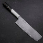 Nakiri VG-10 Damast Weiß-Schwarzer Ozeanplastik Griff mit Blattgold 165mm-[Musashi]-[Japan-Küchenmesser]