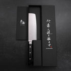 Nakiri VG-10 Damast Westlicher Kirschholz Griff 165mm-[Musashi]-[Japan-Küchenmesser]