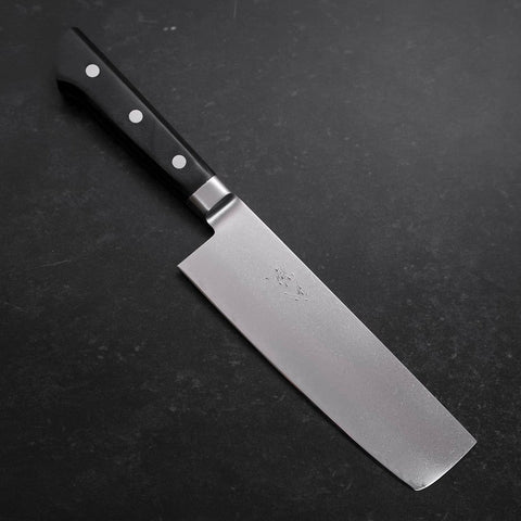 Nakiri VG-10 Damast Westlicher Kirschholz Griff 165mm-[Musashi]-[Japan-Küchenmesser]