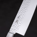Nakiri VG-10 Kagami Tsuchime Damast Mahagoni Griff 165mm-[Musashi]-[Japan-Küchenmesser]