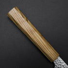 Nakiri VG-10 Kagami Tsuchime Damast Olivenholz Griff 170mm-[Musashi]-[Japan-Küchenmesser]
