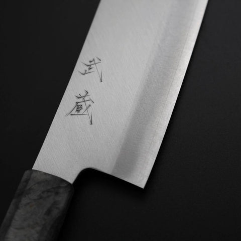 Nakiri VG-10 Poliert Ahornholz Griff 165mm-[Musashi]-[Japan-Küchenmesser]