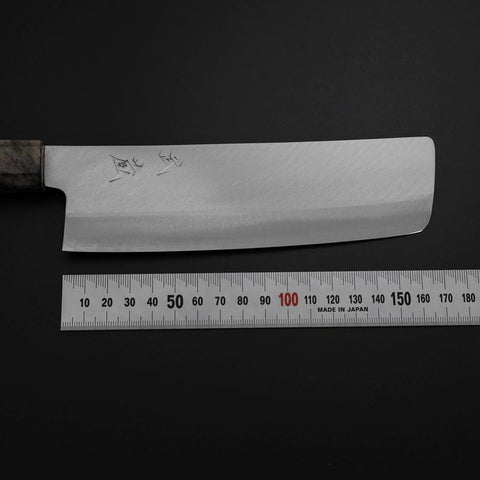 Nakiri VG-10 Poliert Ahornholz Griff 165mm-[Musashi]-[Japan-Küchenmesser]