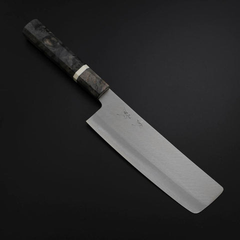 Nakiri VG-10 Poliert Ahornholz Griff 165mm-[Musashi]-[Japan-Küchenmesser]