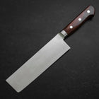 Nakiri VG-10 Poliert Westlicher Mahagoni Griff 170mm-[Musashi]-[Japan-Küchenmesser]