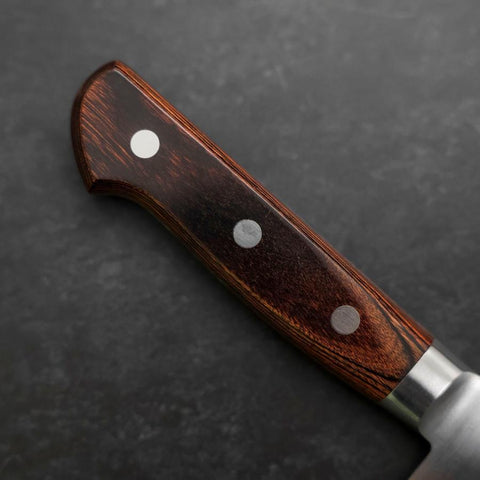 Nakiri VG-10 Poliert Westlicher Mahagoni Griff 170mm-[Musashi]-[Japan-Küchenmesser]