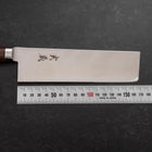 Nakiri VG-10 Poliert Westlicher Mahagoni Griff 170mm-[Musashi]-[Japan-Küchenmesser]