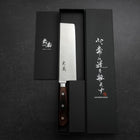 Nakiri VG-10 Poliert Westlicher Mahagoni Griff 170mm-[Musashi]-[Japan-Küchenmesser]