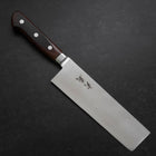 Nakiri VG-10 Poliert Westlicher Mahagoni Griff 170mm-[Musashi]-[Japan-Küchenmesser]
