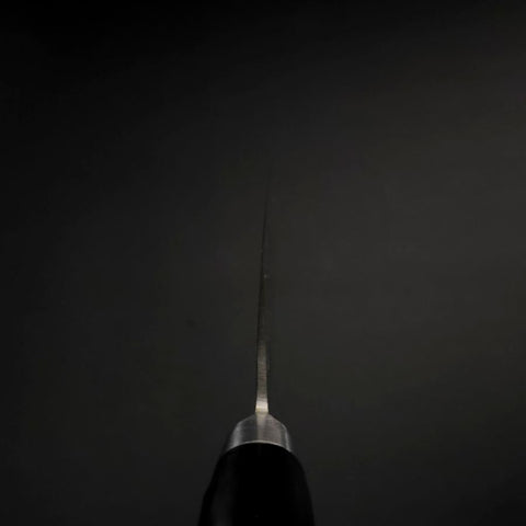 Nakiri VG-10 Tsuchime Damascus Western Black Handle 165mm-[Musashi]-[Japanese-Kitchen-Knives]