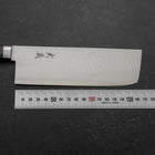 Nakiri VG-10 Tsuchime Damascus Western Blue Handle 165mm (6.5”)-[Musashi]-[Japan-Küchenmesser]