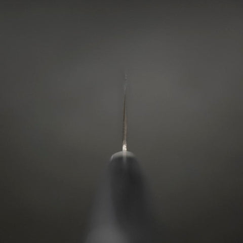 Nakiri VG-10 Tsuchime Damast Blauer Westlicher Griff 165mm-[Musashi]-[Japan-Küchenmesser]
