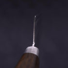 Nakiri VG-10 Tsuchime Damast Brauner Westlicher Griff 165mm-[Musashi]-[Japan-Küchenmesser]
