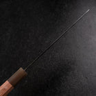 Nakiri VG-10 Tsuchime Damast Hell-Rosa Büffelhorn und Ahornholz Griff 170mm-[Musashi]-[Japan-Küchenmesser]