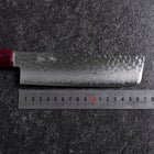 Nakiri VG-10 Tsuchime Damast Pakka Griff 165mm-[Musashi]-[Japan-Küchenmesser]