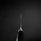 Nakiri VG-10 Tsuchime Damast Schwarzer Westlicher Griff 165mm-[Musashi]-[Japan-Küchenmesser]
