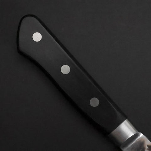 Nakiri VG-10 Tsuchime Damast Schwarzer Westlicher Griff 165mm-[Musashi]-[Japan-Küchenmesser]